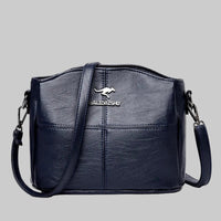 Marieke | Damen Geräumige Elegante Ledertasche – Blau