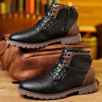 Herren Stiefel | Hohe Schaftform mit geschlossener Konstruktion – Schwarz