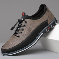 Lennox | Herren Oxford Schnürschuhe Leder Casual – Hellbraun