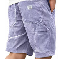 Leo | Herren Leichte Sommer Cargo Shorts – Hellviolett