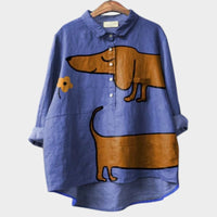 Thoralinde | Elegante Bluse für täglichen Komfort – Hund 1