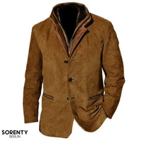 Poimara | Vintage-Herbstjacke für Damen – Dunkelbraun