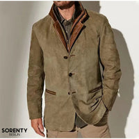 Poimara | Vintage-Herbstjacke für Damen – Khaki