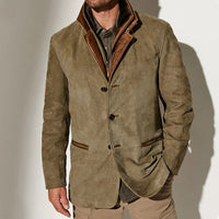 Klesimar | Vintage Herrenjacke – Stilvoll und Zeitlos – Khaki
