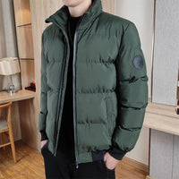 Jürgen® | Elegante winddichte Herrenjacke – Grün