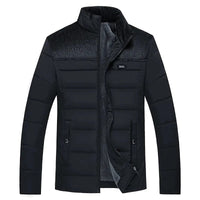 Karl-Heinz® | Elegante gepolsterte Windjacke – Schwarz