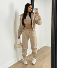 Ellie - 3-teiliges Damen-Set – Beige