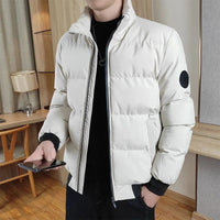 Jürgen® | Elegante winddichte Herrenjacke – Weiß
