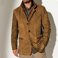 Klesimar | Vintage Herrenjacke – Stilvoll und Zeitlos – Braun