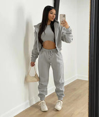 Ellie - 3-teiliges Damen-Set – Grau