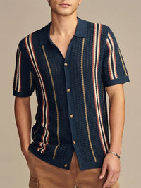 Jasper | Reverskragen Regular-Fit Hemd – Marine