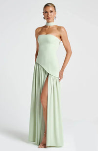Rynellea - Elegantes trägerloses Abendkleid – Minze