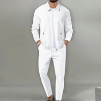 Marco | Herren Trainingsanzug Set – Weiß