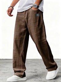 Marei | Elegante Atmungsaktive Leinenhose – Kaffee