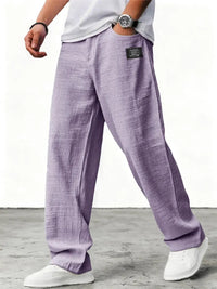 Marei | Elegante Atmungsaktive Leinenhose – Lila