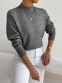 Yvonne™ | Eleganter und warmer Pullover – Grau