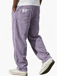 Marlo | Herren Stilvolle Bequeme Cordhose – Violett
