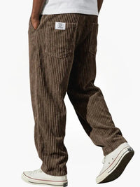 Marlo | Herren Stilvolle Bequeme Cordhose – Braun