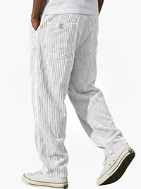 Maximilian | Herren Elegante Komfort-Cordhose – Weiß
