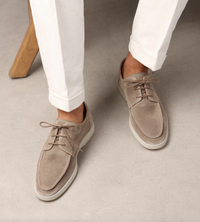 Brandon | Schnürung Classic-Fit Schuhe – Beige