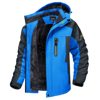 WINDBREAKER UND WASSERDICHTE JACKE – Blau