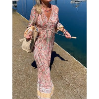 Magali | Stilvolles Sommerkleid – Hellrosa