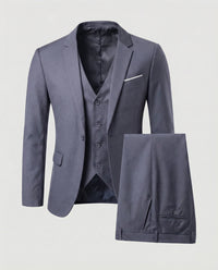 Michael | Herren Eleganter Slim-Fit Anzug – Grau