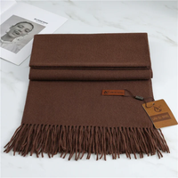 Mila | Warmer Kuscheliger Winter-Schal – Kaffee
