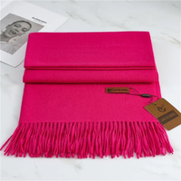 Mila | Warmer Kuscheliger Winter-Schal – Leuchtendes Pink