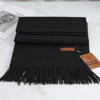 Mila | Warmer Kuscheliger Winter-Schal – Schwarz