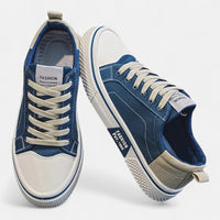 Milano | Sneakers Vintage Casual – Blau