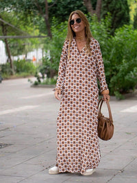 Sanddie - Anmutiges atmungsaktives Sommerkleid – Aprikose