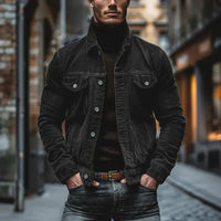 CODY | RETRO KORDJACKE – Schwarz