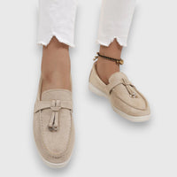 Gemma | Fußgewölbestütze Gepolstert Loafer – Beige