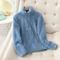 Leyettae | Weiche Fleecejacke – Blau