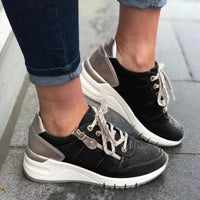 Mia | Damen Orthopädische Plateauschuhe – Schwarz