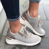 Mia | Damen Orthopädische Plateauschuhe – Grau