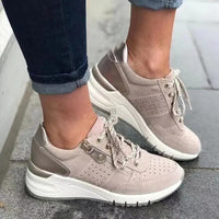 Mia | Damen Orthopädische Plateauschuhe – Khaki