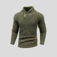 Herren-Pullover mit strukturdesign | Wintertauglich – Grün