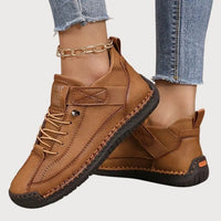 Brigitte | Damen Casual Orthopädische Sneaker – Braun