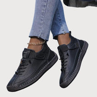 Brigitte | Damen Casual Orthopädische Sneaker – Schwarz