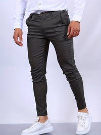 Penn | Herren Slim Fit Chinohose mit Stretch – Dunkelgrau