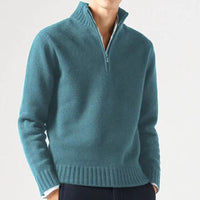 Mittens collar jumper - ROBEN – Hellblau