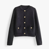 Korvia | Strickjacke – Mühelose Mode und Wärme – Schwarz