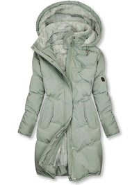 Luxuriöse und isolierte Jacke – Grün