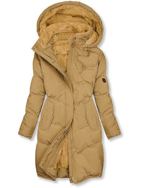Luxuriöse und isolierte Jacke – Gelb