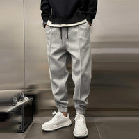 DEDRICK - MODISCHE JOGGINGHOSE – Grau