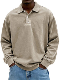 HORST - LANGÄRMLIGES POLOHEMD – Beige