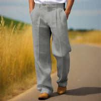 Alexander | Herren Lässige Relaxed Fit Arbeitshose – Grau