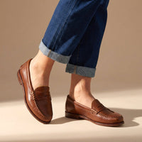 Ragna | Klassische Penny Loafer – Braun